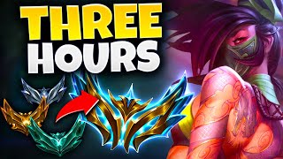 How to CLIMB to CHALLENGER in 3 HOURSwith ONLY Akali Season 14 [upl. by Schluter]