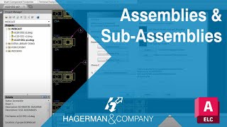 Working with Assemblies and Sub Assemblies in AutoCAD Electrical [upl. by Dworman]