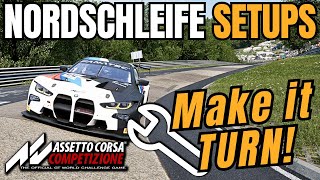 How to Adjust Setups For the NORDSCHLEIFE in ACC  Setup Guide and Tips  Assetto Corsa Competizione [upl. by Toille]