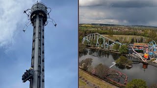 Apocalypse 4K On Ride POV  Drayton Manor [upl. by Ayihsa]