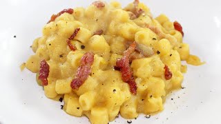 PASTA E PATATE CON PANCETTA CROCCANTE [upl. by Dorice78]