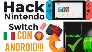 Nintendo Switch Avvio BootLoader con uno smartphone senza RCM Loader  Nintendo switch ITA 2024 [upl. by Tarrel356]