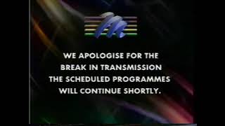 MNet transmission break with audio about program lineup  November 1993  South Africa [upl. by Trillby421]