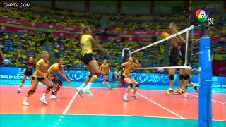 HD FIVB Volleyball World Grand Prix 2015 THAILAND vs GERMANY [upl. by Enelyaj]