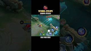 Tutorial Cyclops Mobile Legends  Combos básicos mobilelegends [upl. by Aelhsa]