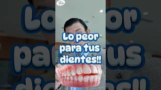 LO PEOR para tus DIENTES 🦷 más en IG medicina sabiasque curiosidades [upl. by Lon369]