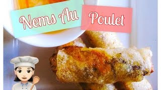 RECETTE DE NEMS AU POULET [upl. by Nylyram131]