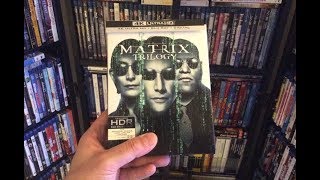 The Matrix Trilogy 4K BLU RAY REVIEW  Unboxing [upl. by Alleber]