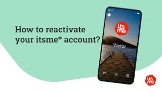 How to reactivate your itsme® account [upl. by Diet]