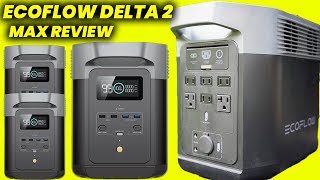 EcoFlow Delta 2 Max review 2024 Expandable Battery Fast Charging [upl. by Ginevra]