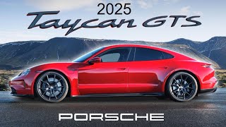 2025 Porsche Taycan GTS Revealed [upl. by Ronyar]