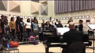 Detroit School of Arts Madrigals rehearsal [upl. by Esme]