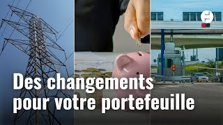 PRIX DE LÉLECTRICITÉ TAUX DU LEP TARIFS DES PÉAGESVOICI CE QUI CHANGE LE 1ER FÉVRIER [upl. by Arlana]