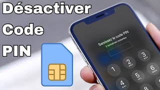 Désactiver ou Changer Code PIN sur iPhone [upl. by Lein223]