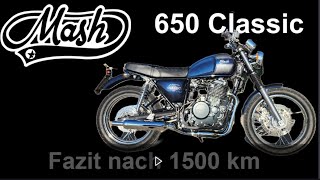 Mash 650 Classic 1500 km Fazit [upl. by Ainav]