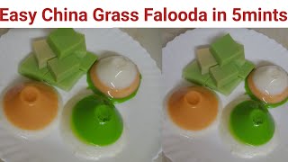 Sirf 4chizo se banaye china grass halwa China grass falooda recipe Uniquen5t [upl. by Peppi]