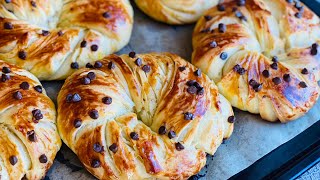 Brioche Feuilletée avec Chocolat Extra Moelleuse [upl. by Eugaet]