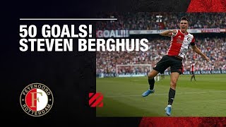 ⚽️ 50 GOALS voor Feyenoord in de Eredivisie  Steven Berghuis [upl. by Haily275]