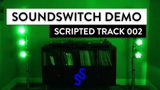 SoundSwitch Demo 002  Scripted track with Chauvet SlimPAR T6 USB [upl. by Lovich101]