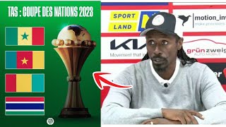 TIRAGE CAN 2023  LE SÉNÉGAL logé dans le groupe de la mort avec deux derbys [upl. by Aihsein]