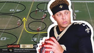 Film Study How well did Spencer Rattler play in his first game for the New Orleans Saints [upl. by Nikoletta]