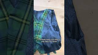 Sew a Classic Tartan Vest DIY Guide to Timeless Style 🧵 [upl. by Meenen]