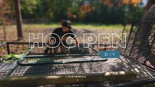 Building a SIMPLE Hog Pen  Best PIG Pen Design with hog Panels [upl. by Therine320]