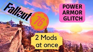 Fallout 76 Using Multiple Power Armor Mods at Once  Power Armor Glitch [upl. by Eli]