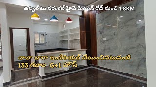 HPC0279  1333 SqYd East face G1 independent house for sale in Hyderabad  Medipally [upl. by Regnij]