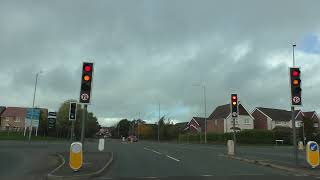 Driving On Tudor Way amp Bromyard Road A44 Worcester Worcestershire England 23rd October 2024 [upl. by Introc]