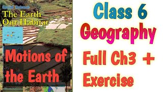 Class 6 Geography Ch 3Motions of the earth [upl. by Whitehurst]