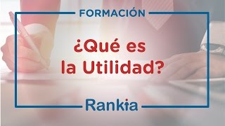 ¿Qué es la Utilidad [upl. by Dniren]