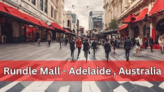 Rundle Mall A must visit place if you travel to Adelaide Australia [upl. by Dorej]