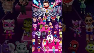 Bebefinn Pinkfong VS Scary Cocomelon Exeamp Coffin Dance Song shorts bebefinn cocomelon [upl. by Iruahs247]