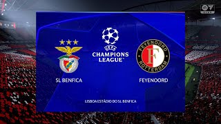 BENFICA vs FEYENOORD  Champions League group stage  FC 25 [upl. by Chaddie]