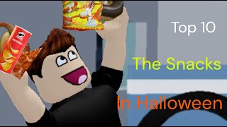 Top 10 the snacks in halloween [upl. by Enimzzaj]