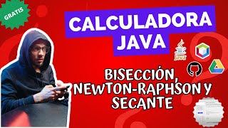 Bisección y NewtonRaphson ¡Resuelve ecuaciones en Java  Proyecto Gratis 🎁 [upl. by Paymar529]