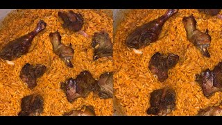 NIGERIAN PARTY JOLLOF RICE partyriceDIY diy food jollofrice explore olamidesvlog1974 [upl. by Fante930]