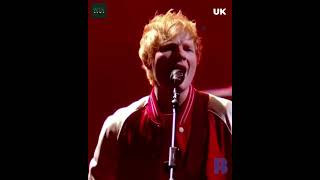 EdSheeran and BringMeTheHorizon team up to open the BRIT Awards 2022 [upl. by Fantasia]