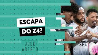 Debate Jogo Aberto Corinthians vai escapar do rebaixamento [upl. by Wunder]