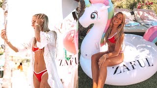 travel vlog flying to LA  zaful party [upl. by Yna]