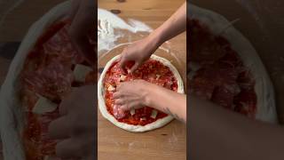 My favorite pizza in a home oven [upl. by Hgielra]