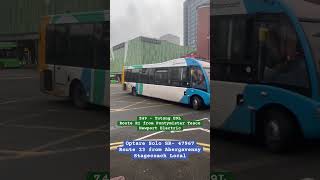 Various Buses  Routes from Abergavenny and Pontymister Tesco [upl. by Annodahs]