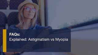 Explained Astigmatism vs Myopia [upl. by Hannie]