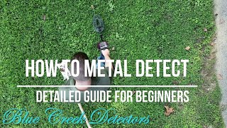 How to Metal Detect  A Detailed Guide for Beginners howto metaldetecting [upl. by Ocirrej]