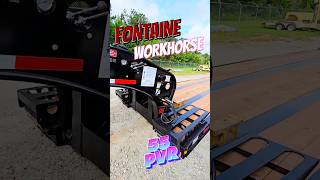 Fontaine Workhorse 55 PVR paver trailer trucking heavyequipment construction heavyhaul [upl. by Eiramesor62]