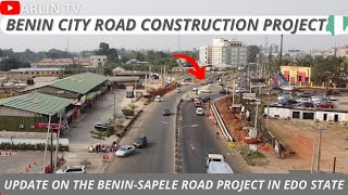 EDO STATE ROAD PROJECTS Update on the Benin Sapele Road Reconstruction in BENIN CITY 2024 [upl. by Alleram88]