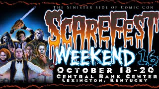 Scarefest Weekend Black Carpet Entrances [upl. by Noyrb181]