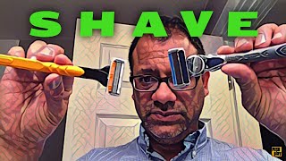 Tough Blade vs Barbasol Ultra 6 PLUS  an average guys review SHAVEWARS [upl. by Nalo]