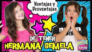 👭 HERMANA GEMELA VENTAJAS Y DESVENTAJAS 🌈 EXPECTATIVA vs REALIDAD de tener HERMANOS por 24 HORAS [upl. by Leonore]